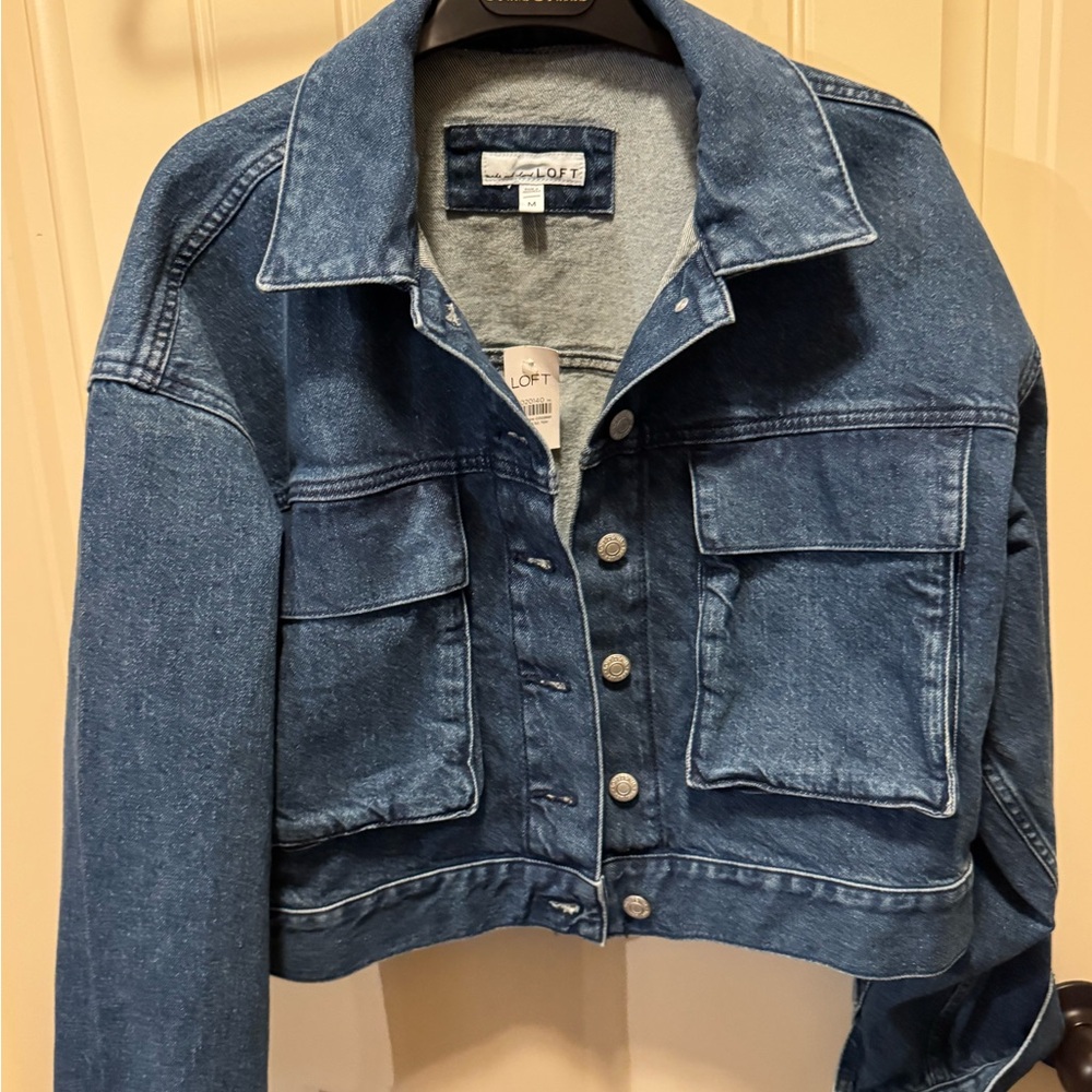 LOFT Classic Indigo Jean Jacket